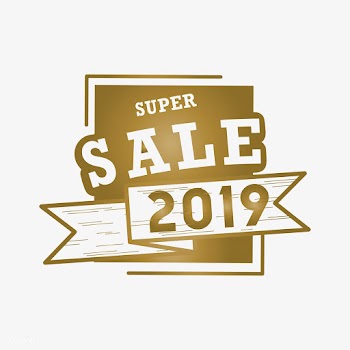 2019 super sale badge vector | Free stock vector - 532683