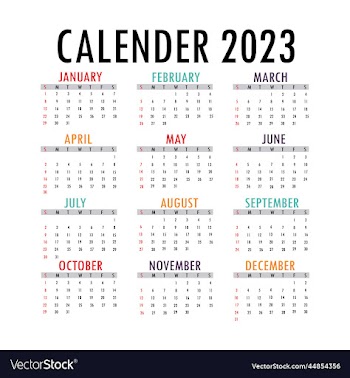 202 new year clean calender template