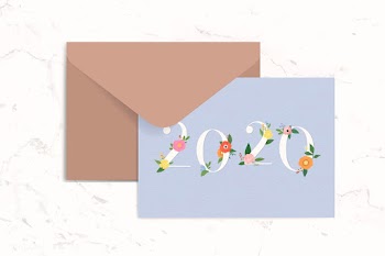 2020 invitation card | Free stock vector - 1015284