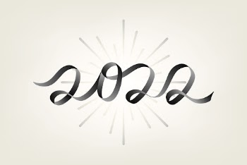2022 black new year text, | Free Vector - rawpixel
