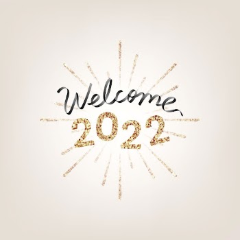 2022 gold glitter welcome new | Free Vector - rawpixel