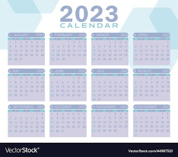 2023 calendar