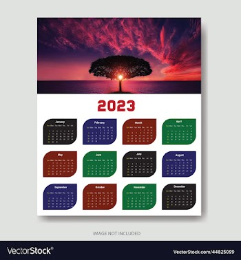 2023 calendar template clean calendar template