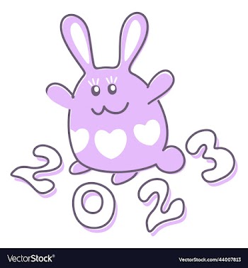 2023 chinese year of rabbit isolated