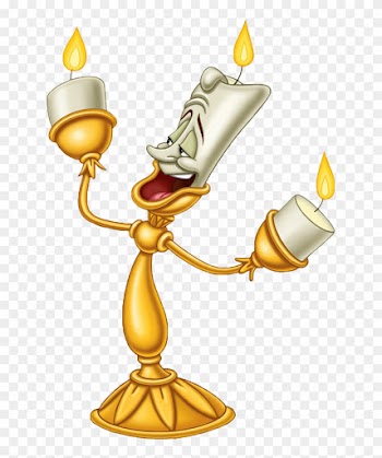 21 Best Beauty And The Beast Clipart Transparent Background - Lumiere Beauty And The Beast