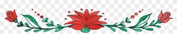 2250 × 323 Px - Flower Border Flower Png