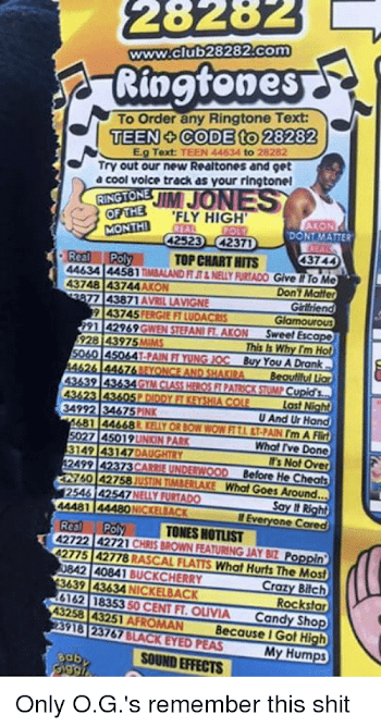 228282 Wwwclub28282com Ringtones to Order Any Ringtone Text TEEN ...