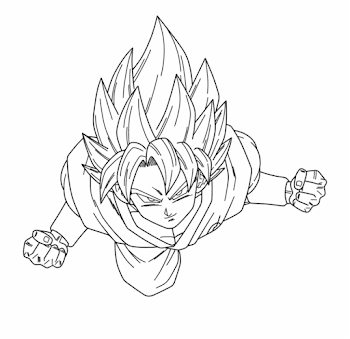 23 Best Dragon Ball Z Coloring Pages Images On Pinterest - Super ...