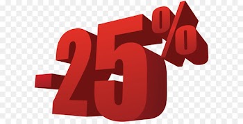25% Off Sale PNG Transparent Image 