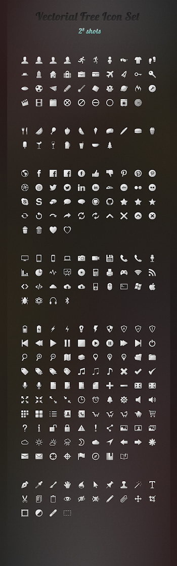 250 Free Vector Icons