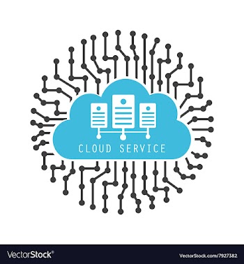 255cloud digital vector image