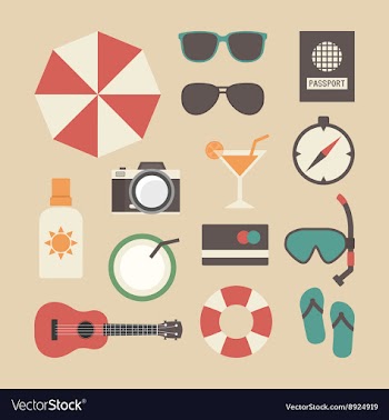 278summer equipment vector image
