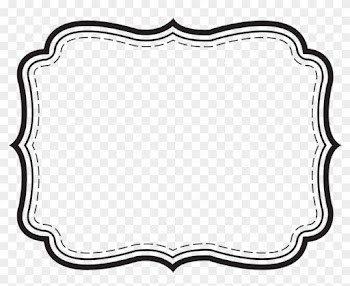 28 Collection Of Label Frame Clipart - White Label Png