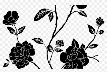 28 Collection Of Rose Clipart Black And White Transparent - Custom Roses Pillow Case