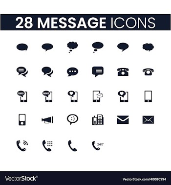 28 message icons