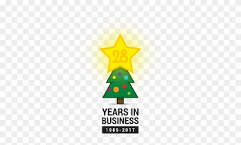 28 Years In Business - Christmas Tree