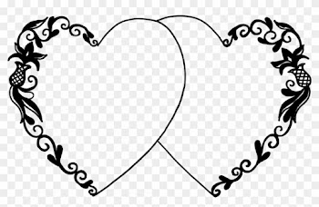2851 × 1723 Px - Heart Png Frame