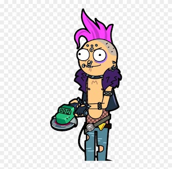 #287 - Grinder Morty - Pocketmortys - Net - Pocket Mortys Girl Morty