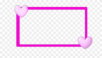 2nd Free Border By Xxbabybluestarxx - Heart Frame Clipart Png