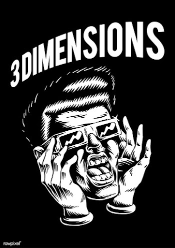 3 dimensions movie sketched character illustr.. | Free stock vector - 504826