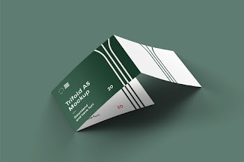 3-Fold Landscape Brochure Mockup trifold a5 mockup 20 downland ve funi 20 and have fun! 
