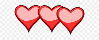 3 Hearts Clipart - 3 Hearts Clipart