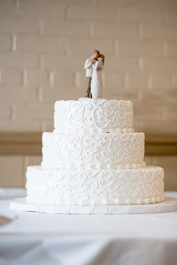 3-layered Cake With Couple Figurine on Top