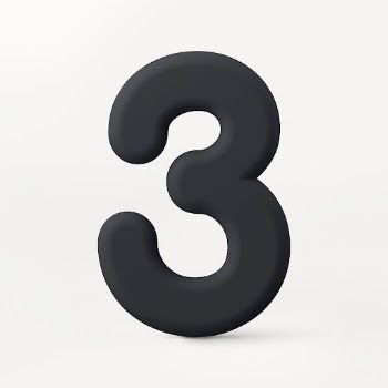 3 number clipart, 3D rendering | Free Photo - rawpixel