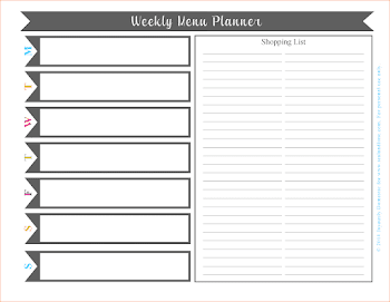 3 printable weekly planner template | teknoswitch