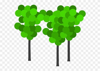3 Trees Clip Art At Clker - Cartoon Tree