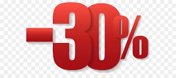 -30% Off Sale PNG Clipart Image 