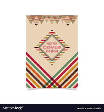 315retro template design vector image