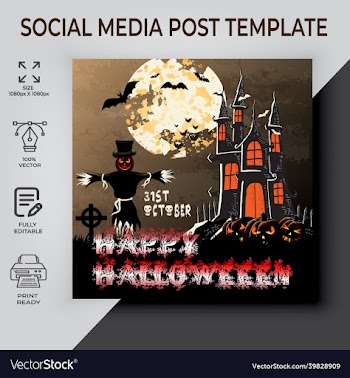 31st halloween post template