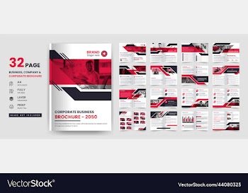 32 page corporate business company brochure