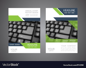 349flyer design vector image