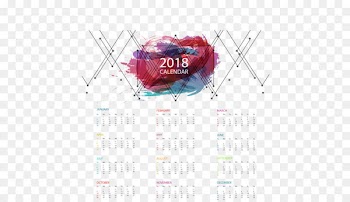 365-day calendar Euclidean vector - Abstract graffiti calendar template 