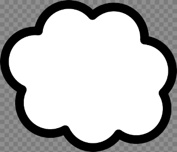 38+ Cloud Outline Clip Art | ClipartLook