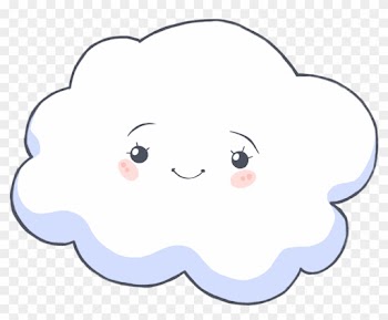 'what A Cloudy Day' Ebook Teaches Children The Difference - Cartoon Cloud With Face