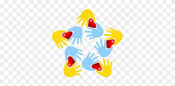 391 - Clipart Circle Of People Hearts