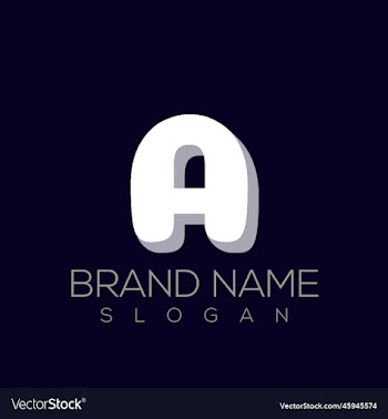 3d a logo - 3d letter a logo design