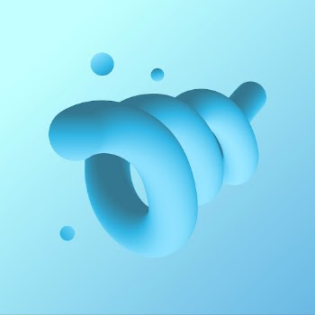 3D abstract fluid shape, blue | Free Vector - rawpixel