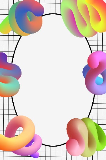 3D abstract frame background, gradient | Free PSD - rawpixel
