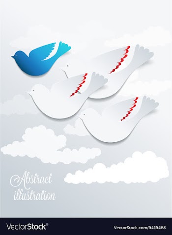 3D abstract vector image