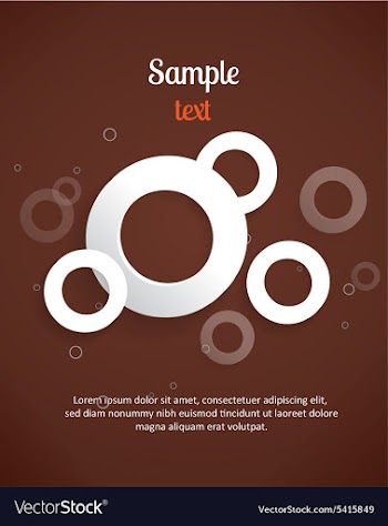 3D abstract vector image