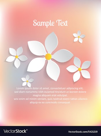 3D abstract vector image