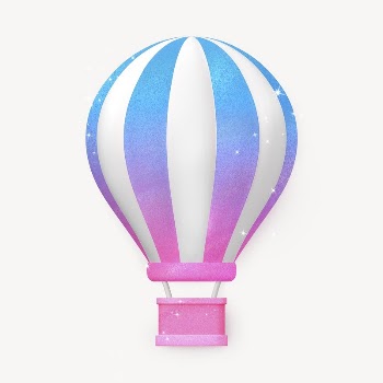 3D aesthetic air balloon, summer | Free Photo - rawpixel