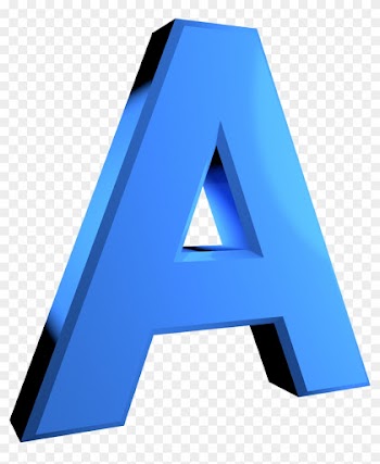 3d Alphabet Letters Png - Letra A En 3d Png