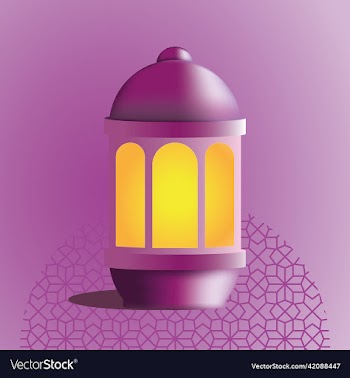 3d arabic lantern icon