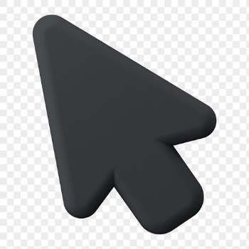 3D arrow png cursor clipart, | Free PNG Sticker - rawpixel