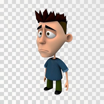 3D Avatar, Man, PNG transparent